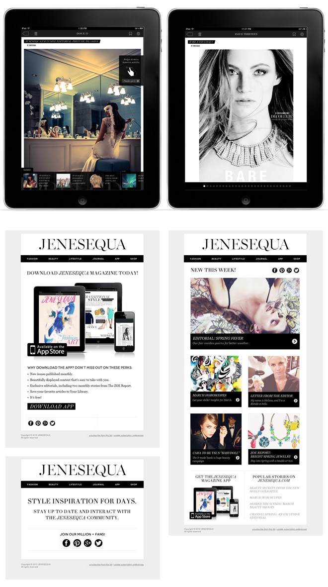 jenesequa fashion magazine